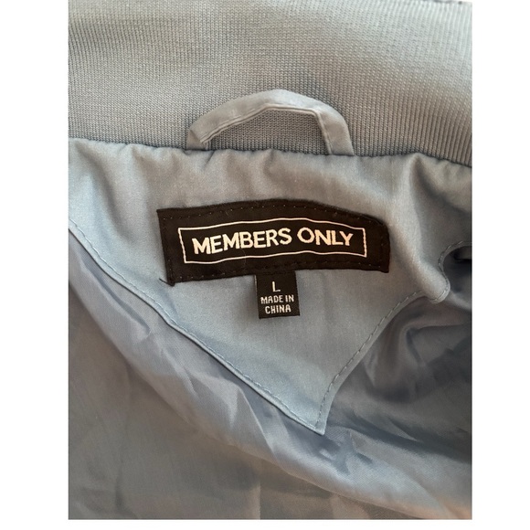 NWOT Members Only Racer Jacket - Picture 4 of 6